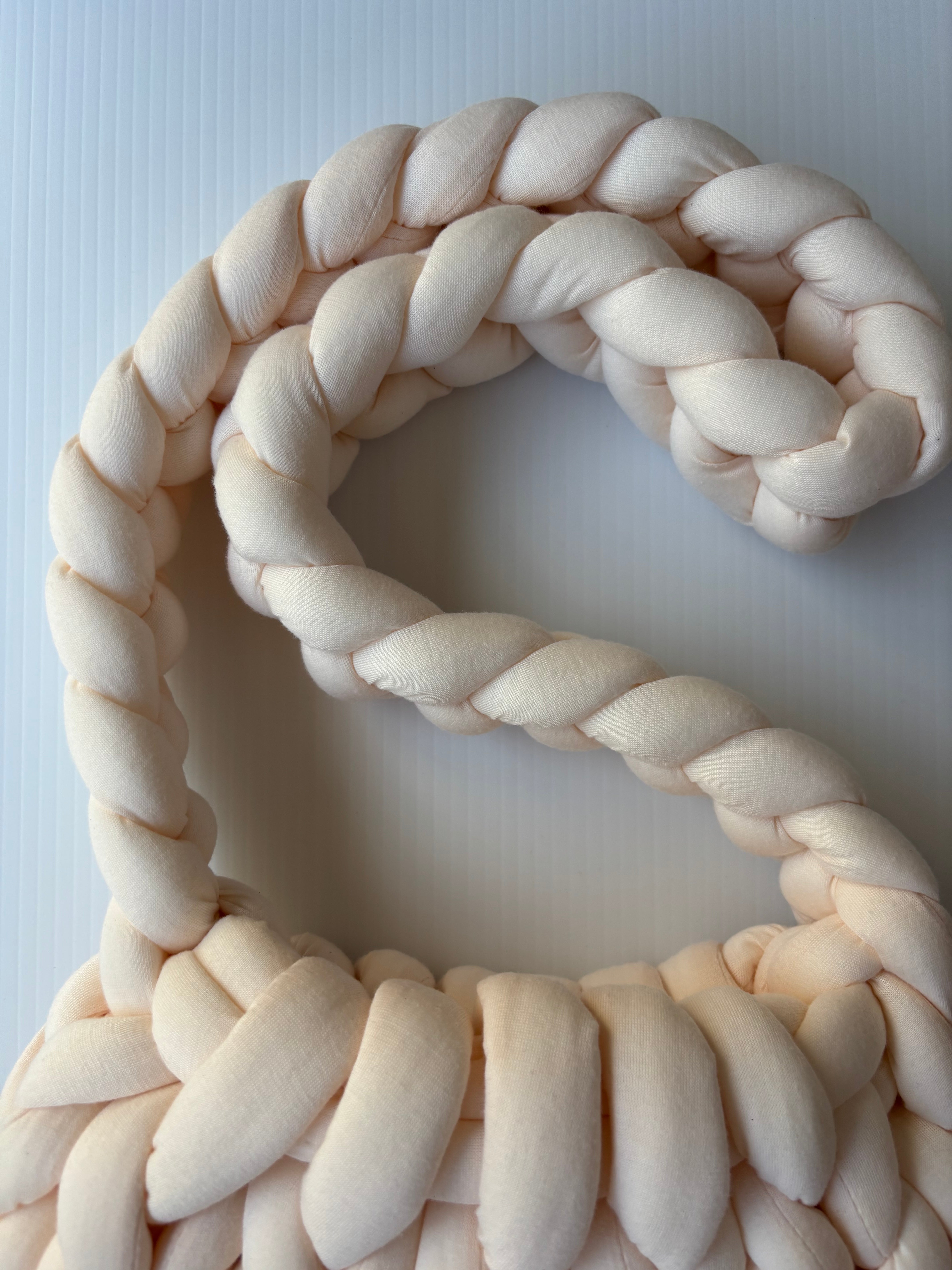 Chunky Knit Braided Handbag