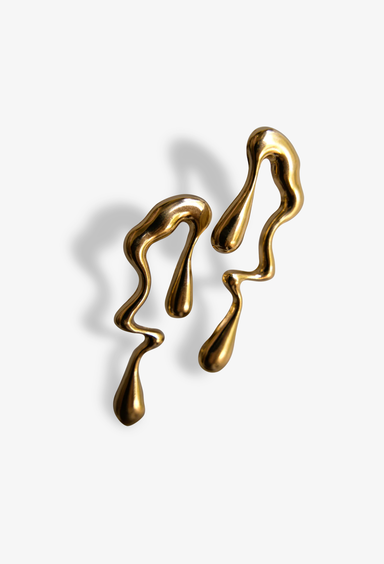 Asymmetrical Waterdrop Earrings