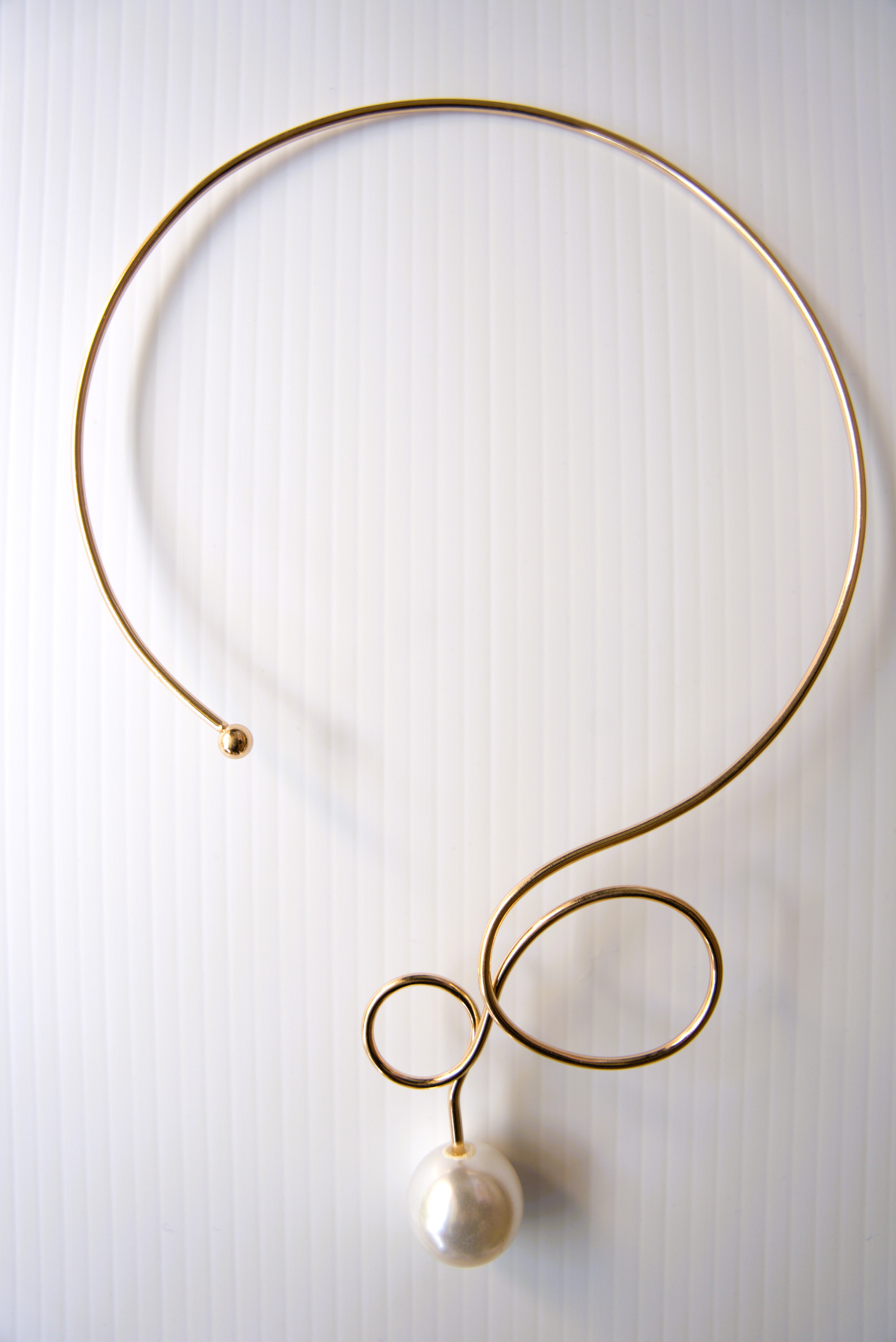 Serenity Pearl Drop Choker