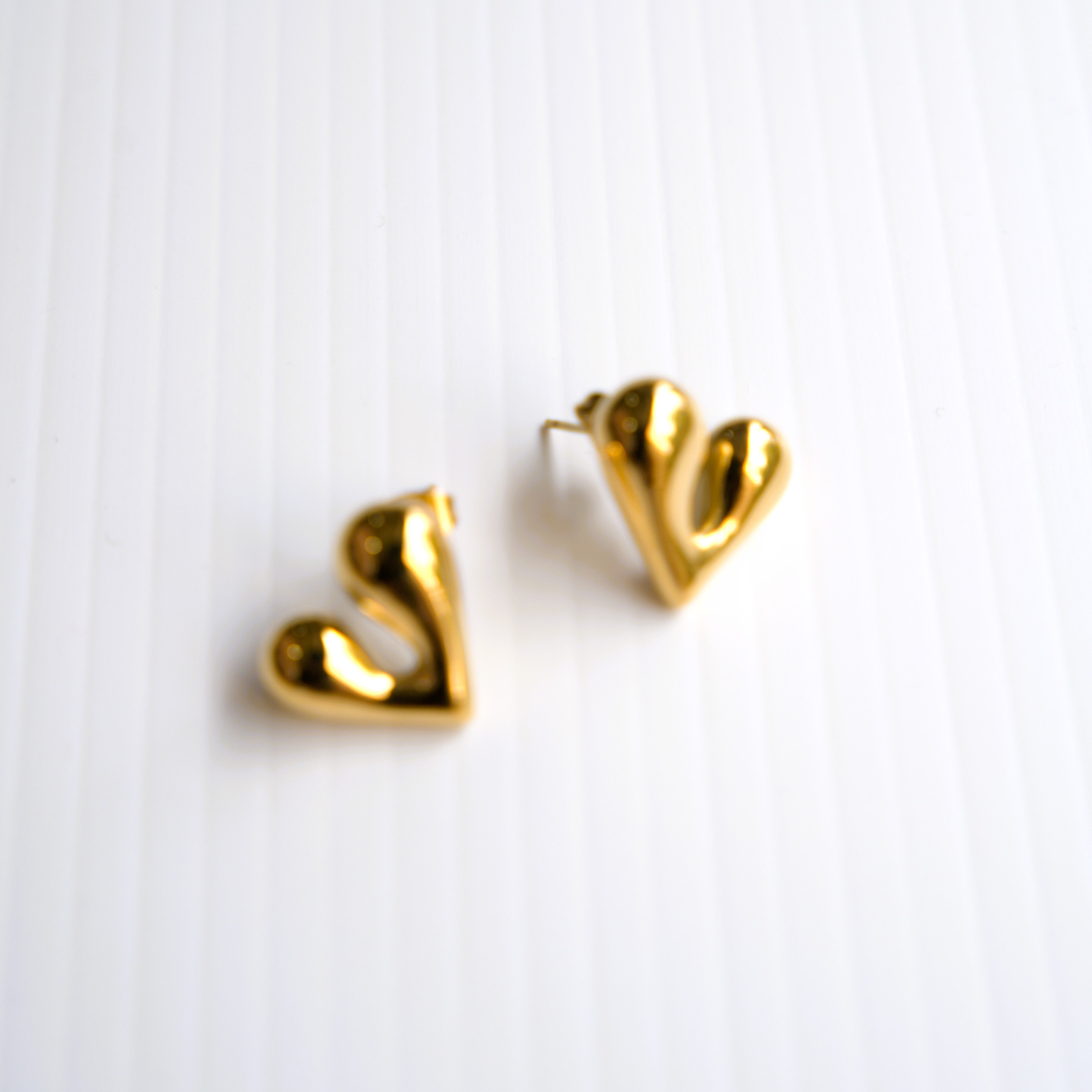 Sweetheart Stud Earrings