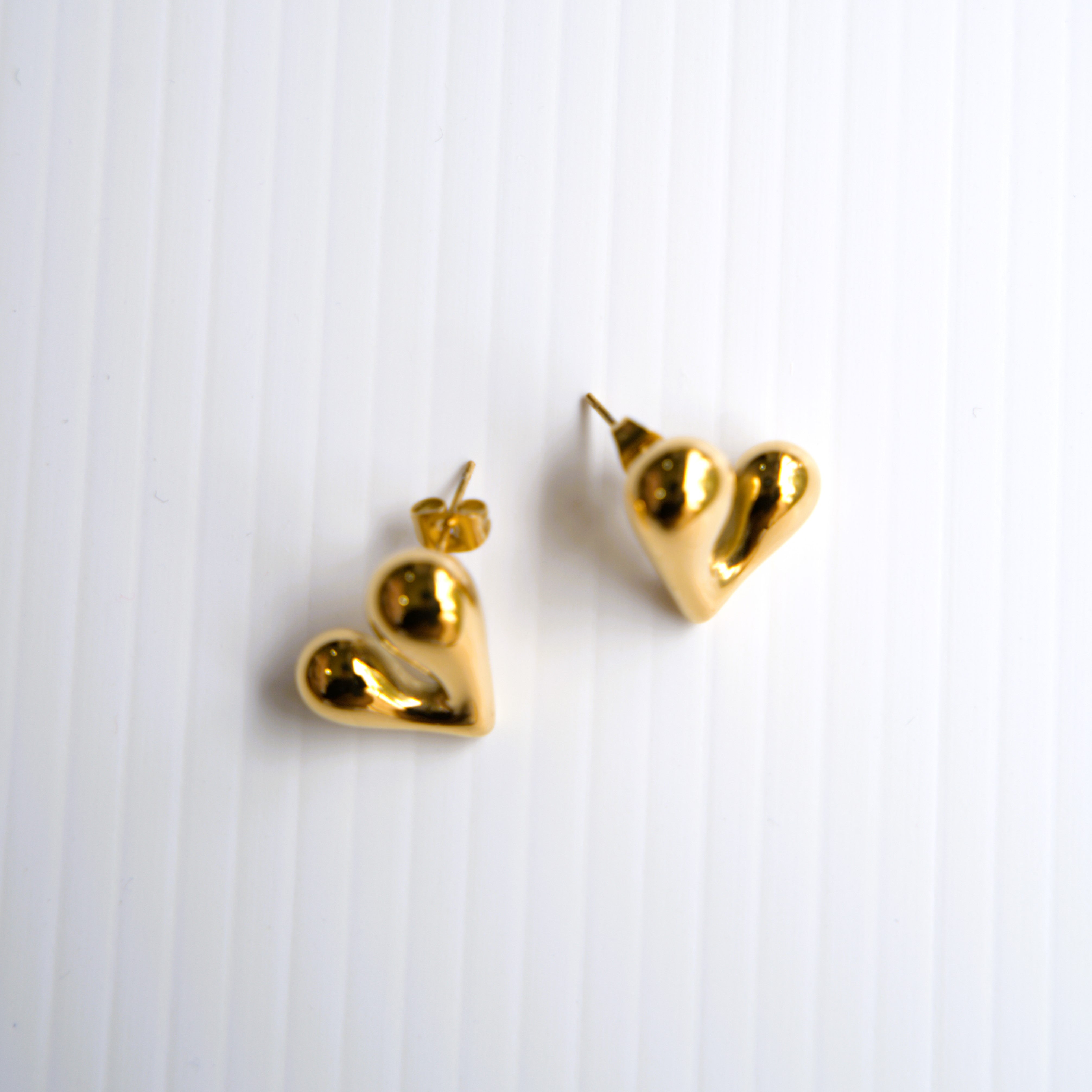Sweetheart Stud Earrings