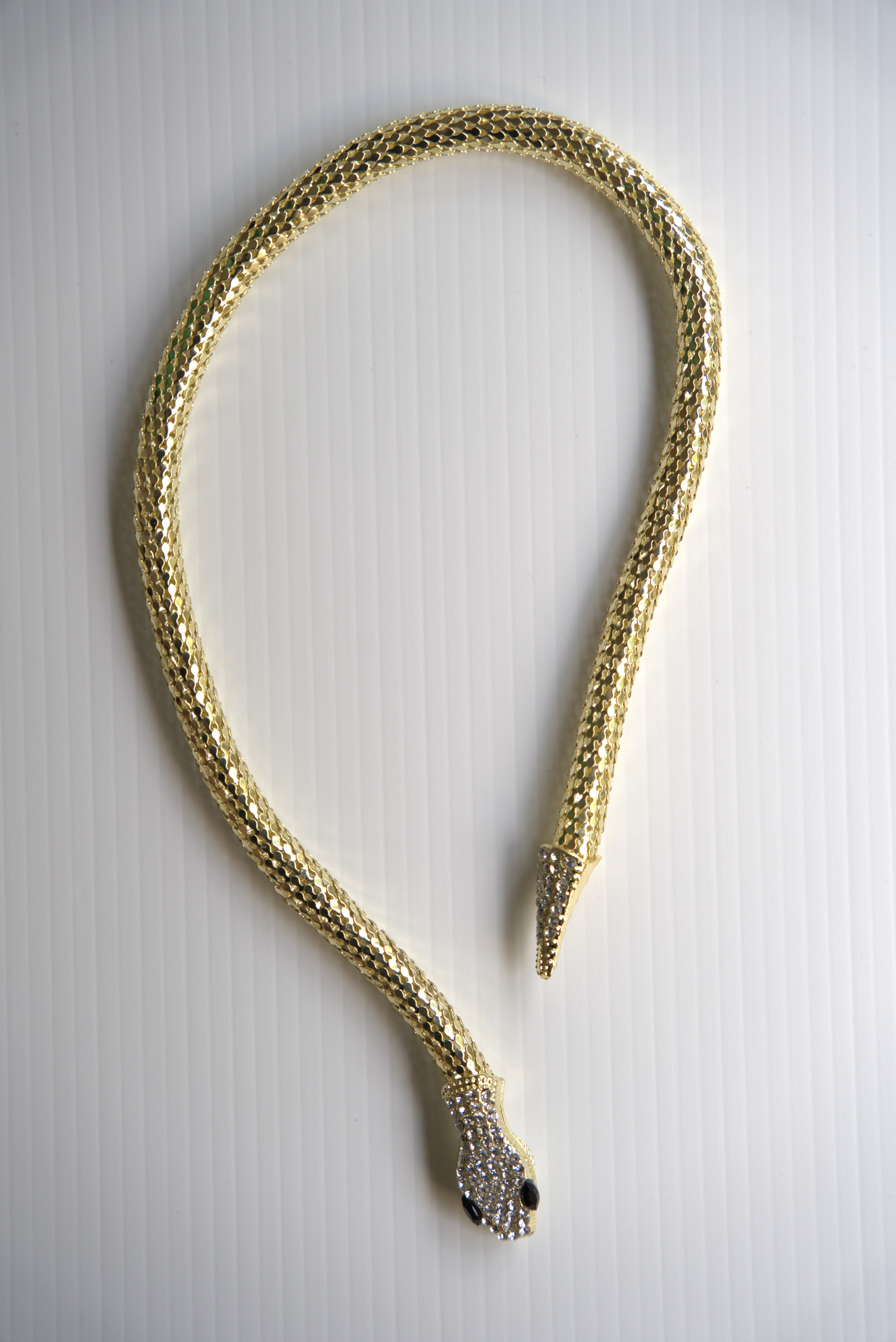 Serpent Glam Collar Necklace