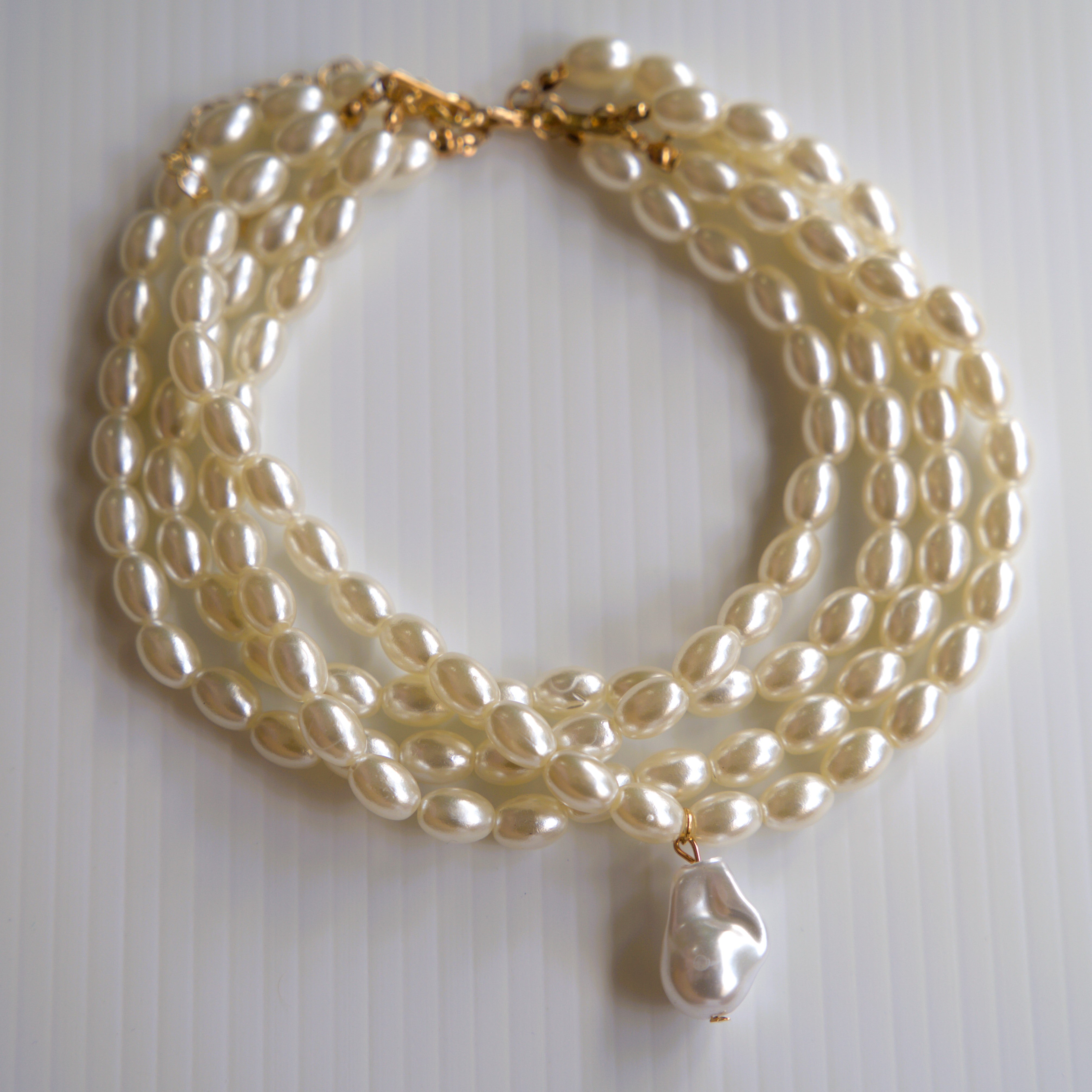 Multi-Layer Pearl Neck Chain