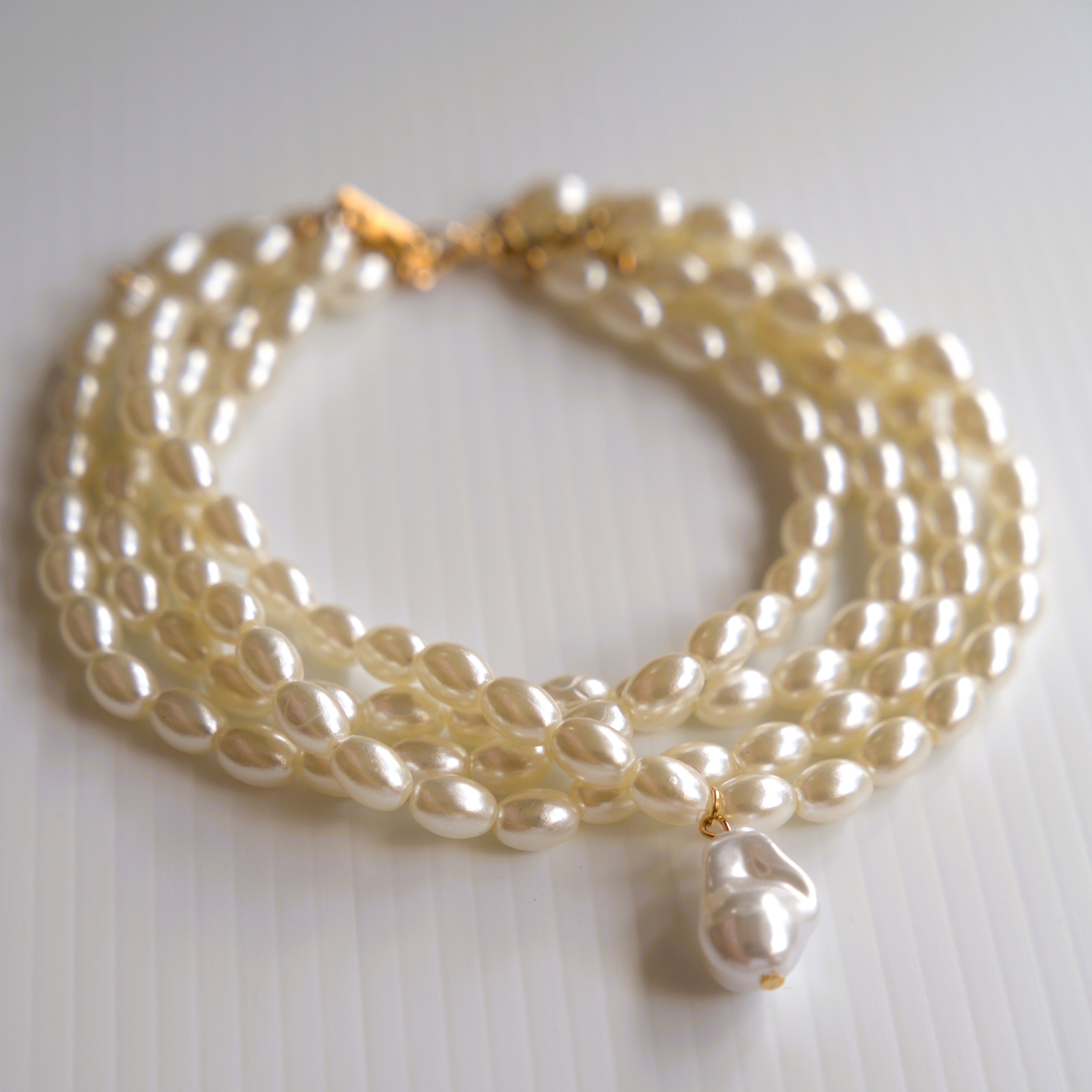 Multi-Layer Pearl Neck Chain