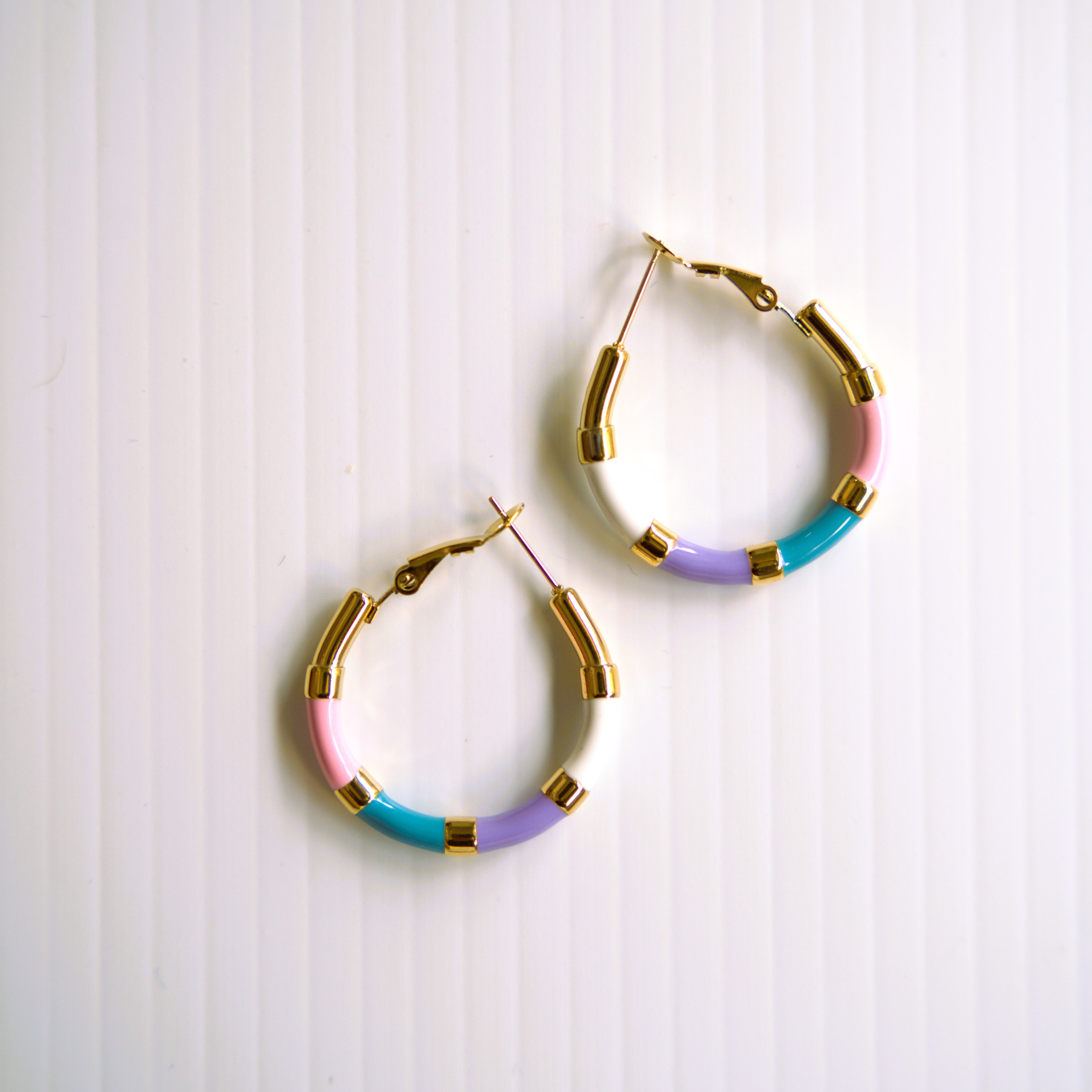 Golden Whisper Hoop Earrings