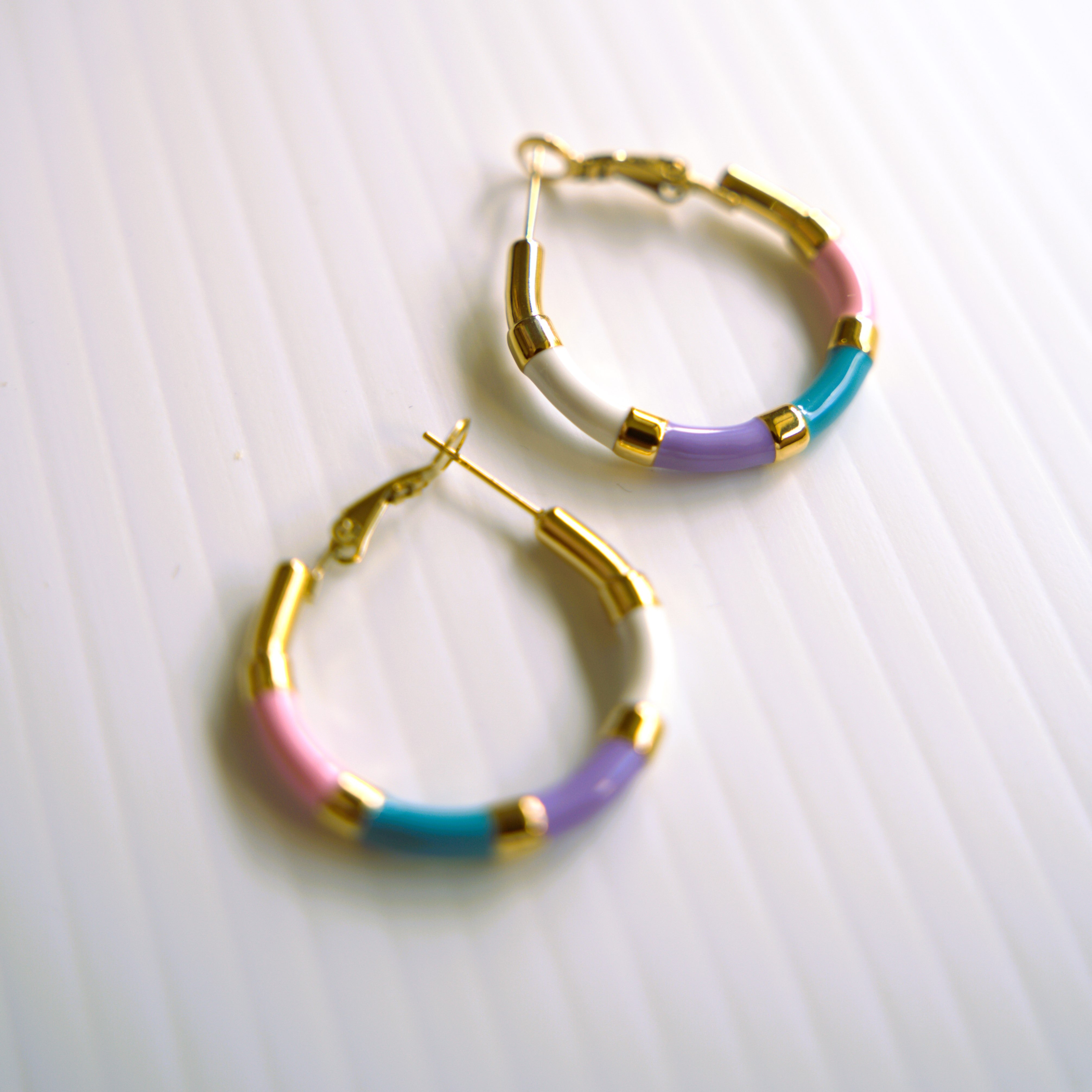 Golden Whisper Hoop Earrings