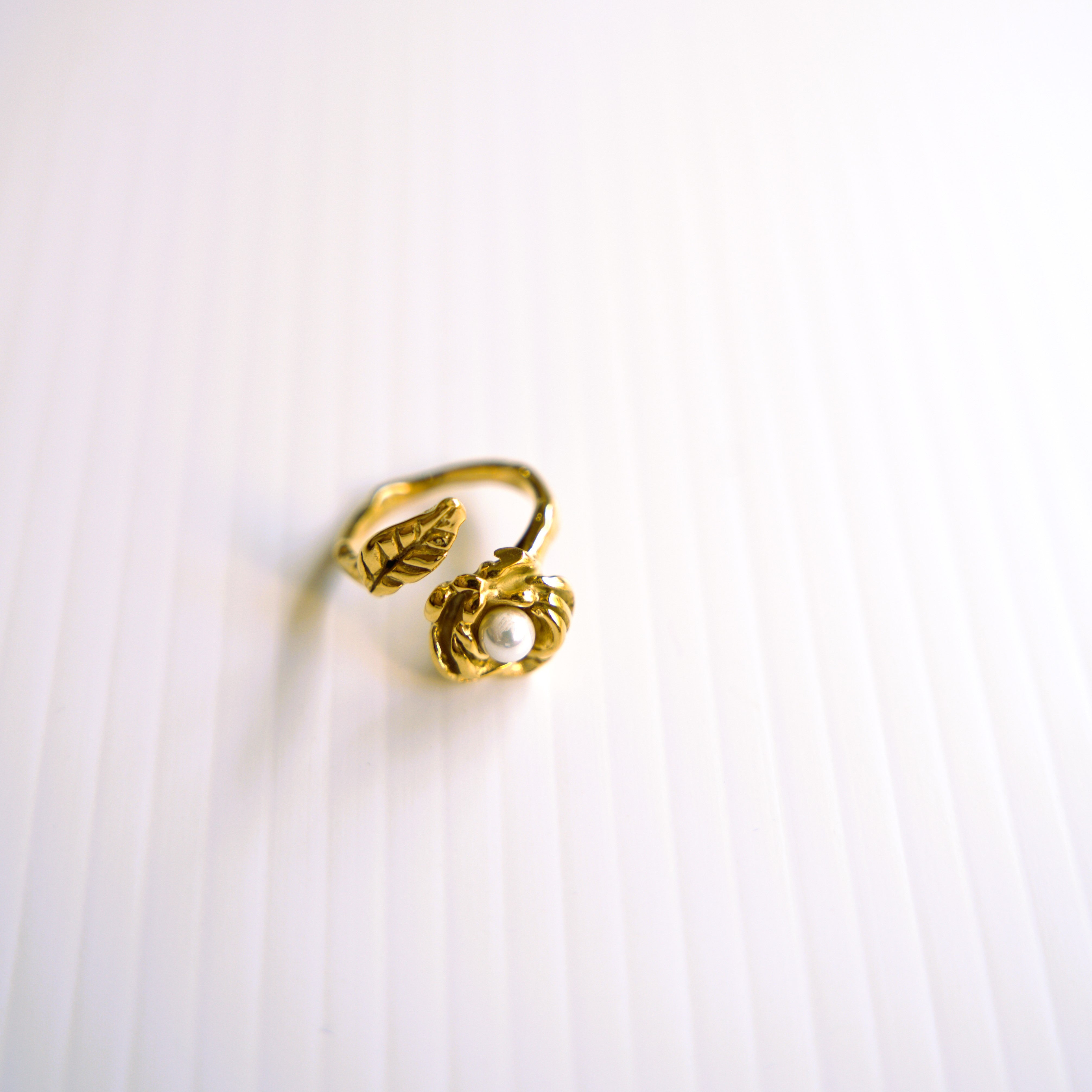 Blossom Pearl Rose Ring