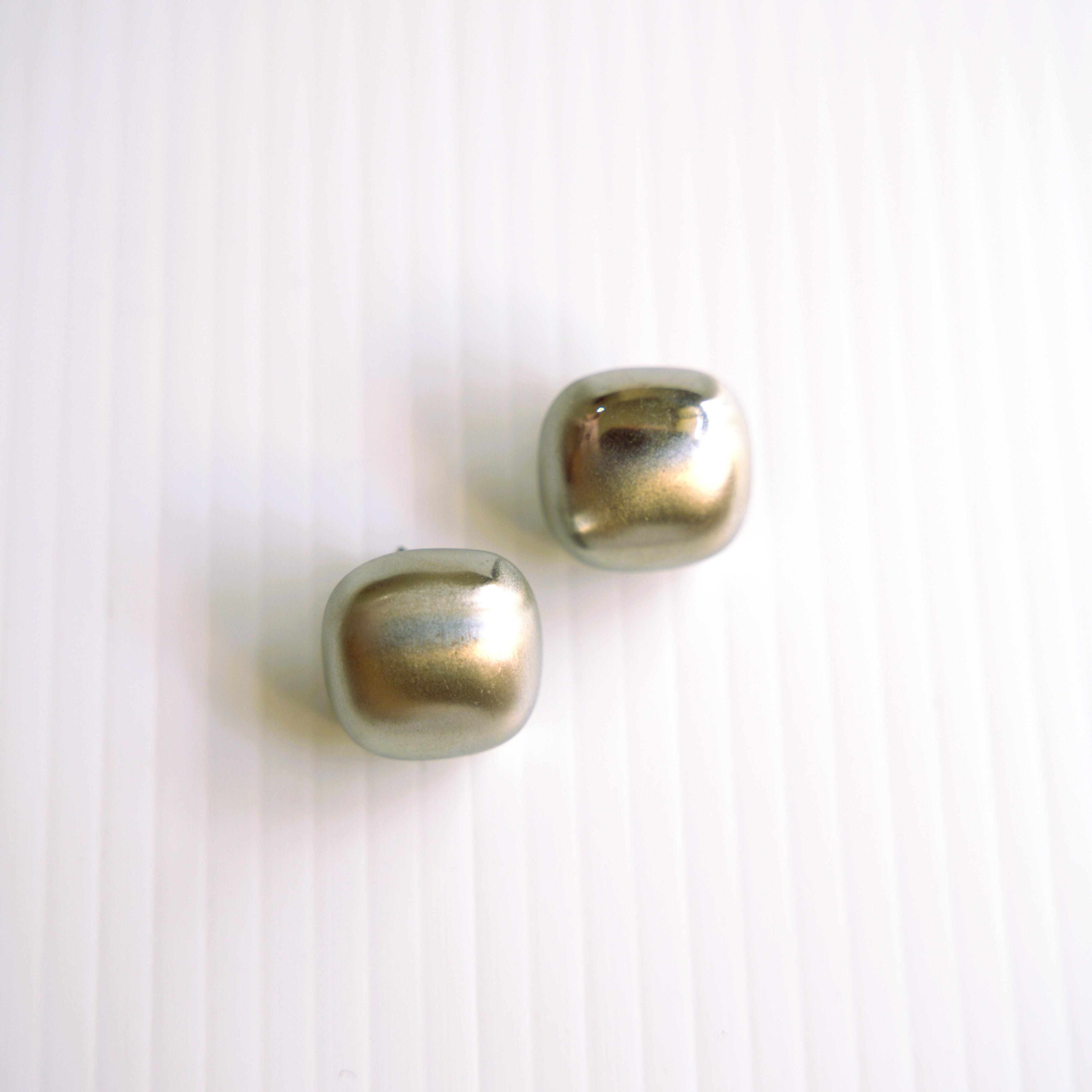 Golden Aura Stud Earrings