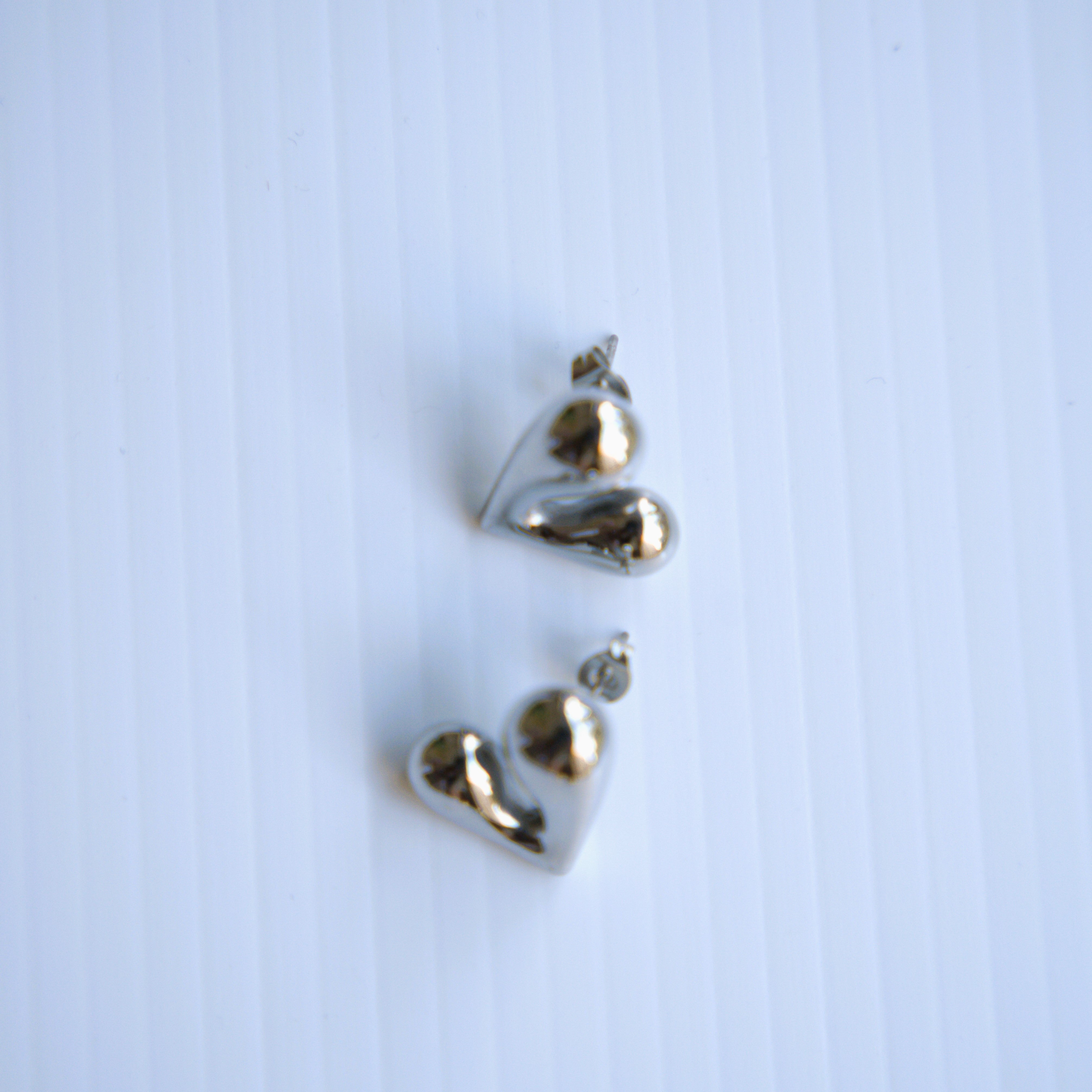 Sweetheart Stud Earrings
