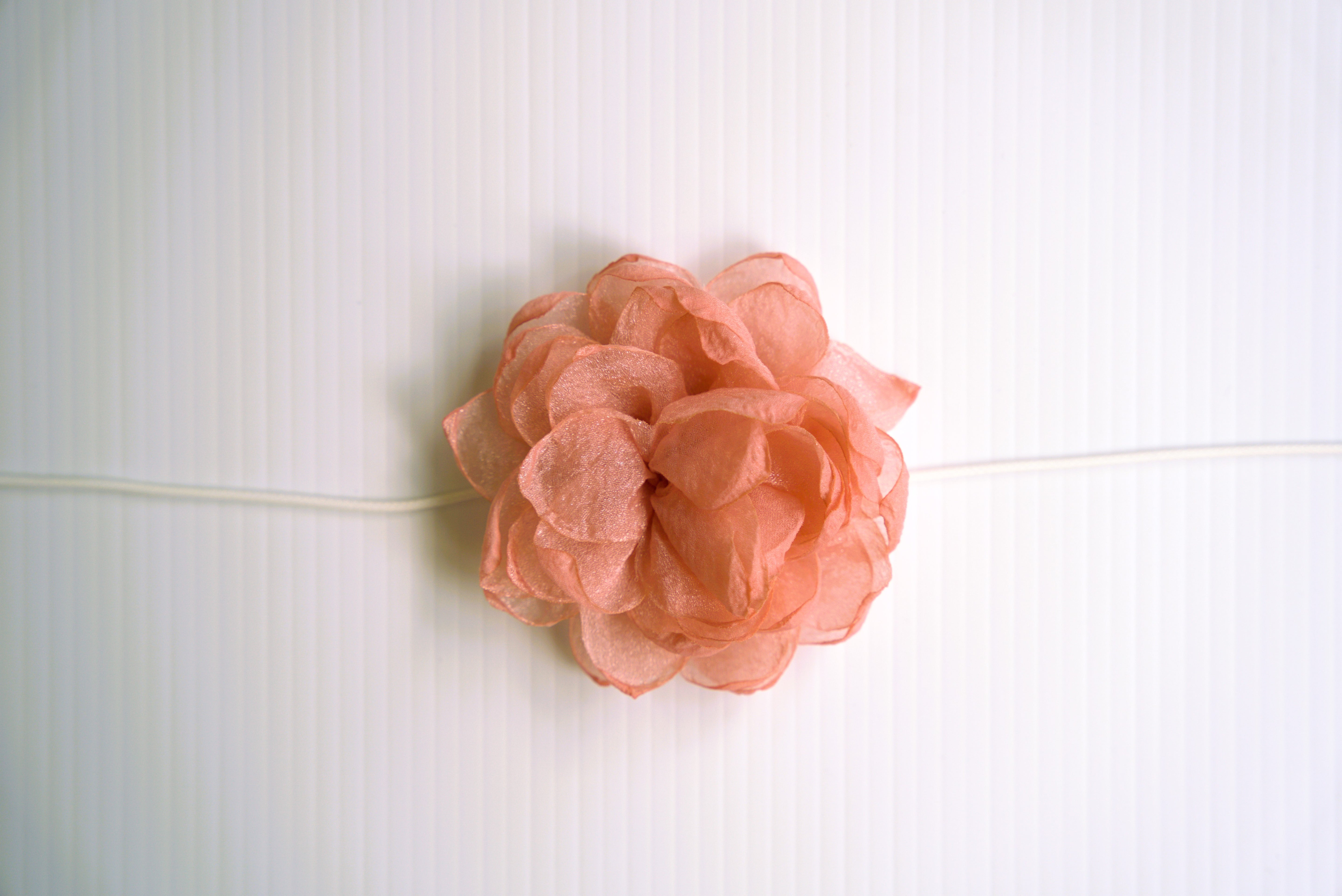 Blooming Rose Satin Choker