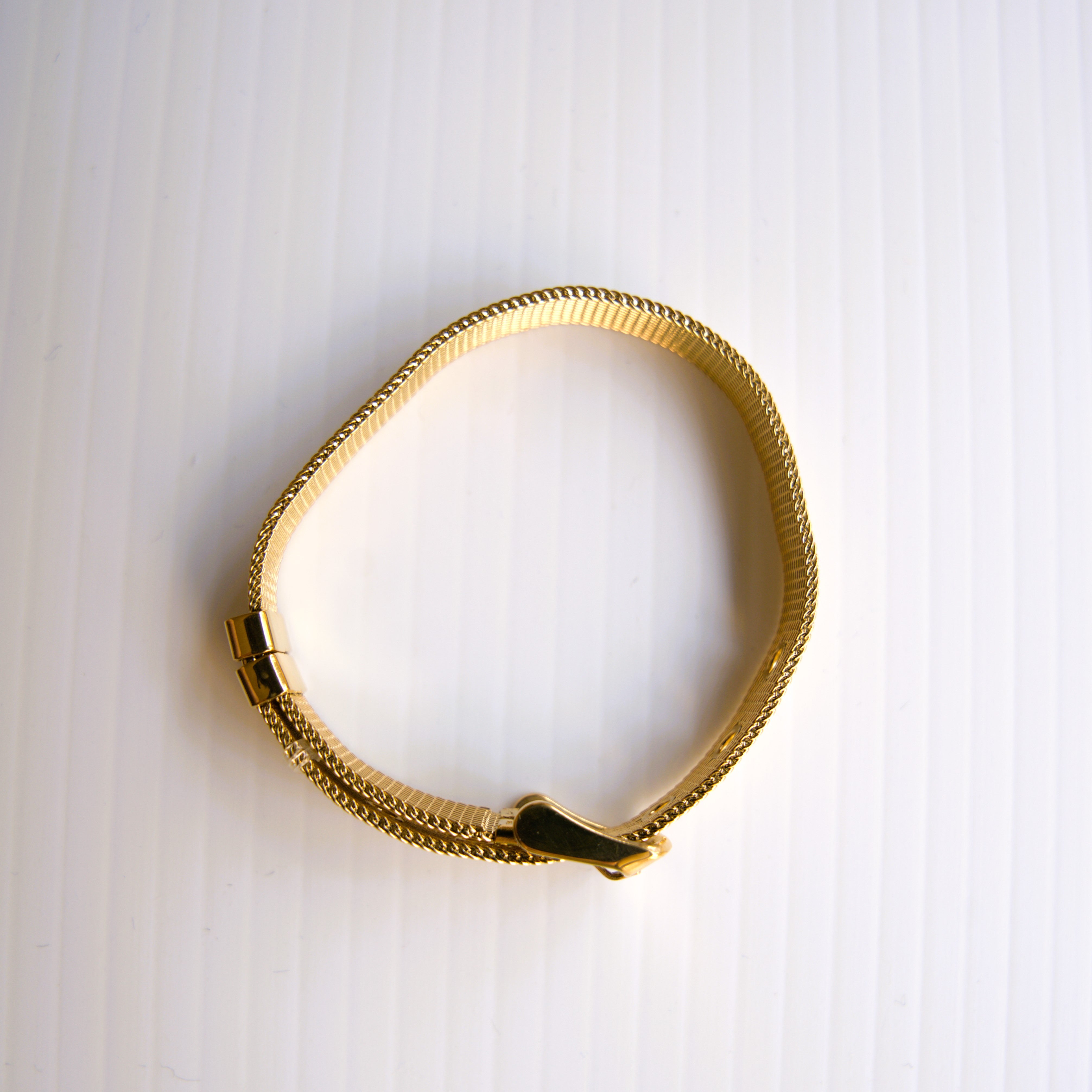 Luxe Mesh Buckle Bracelet