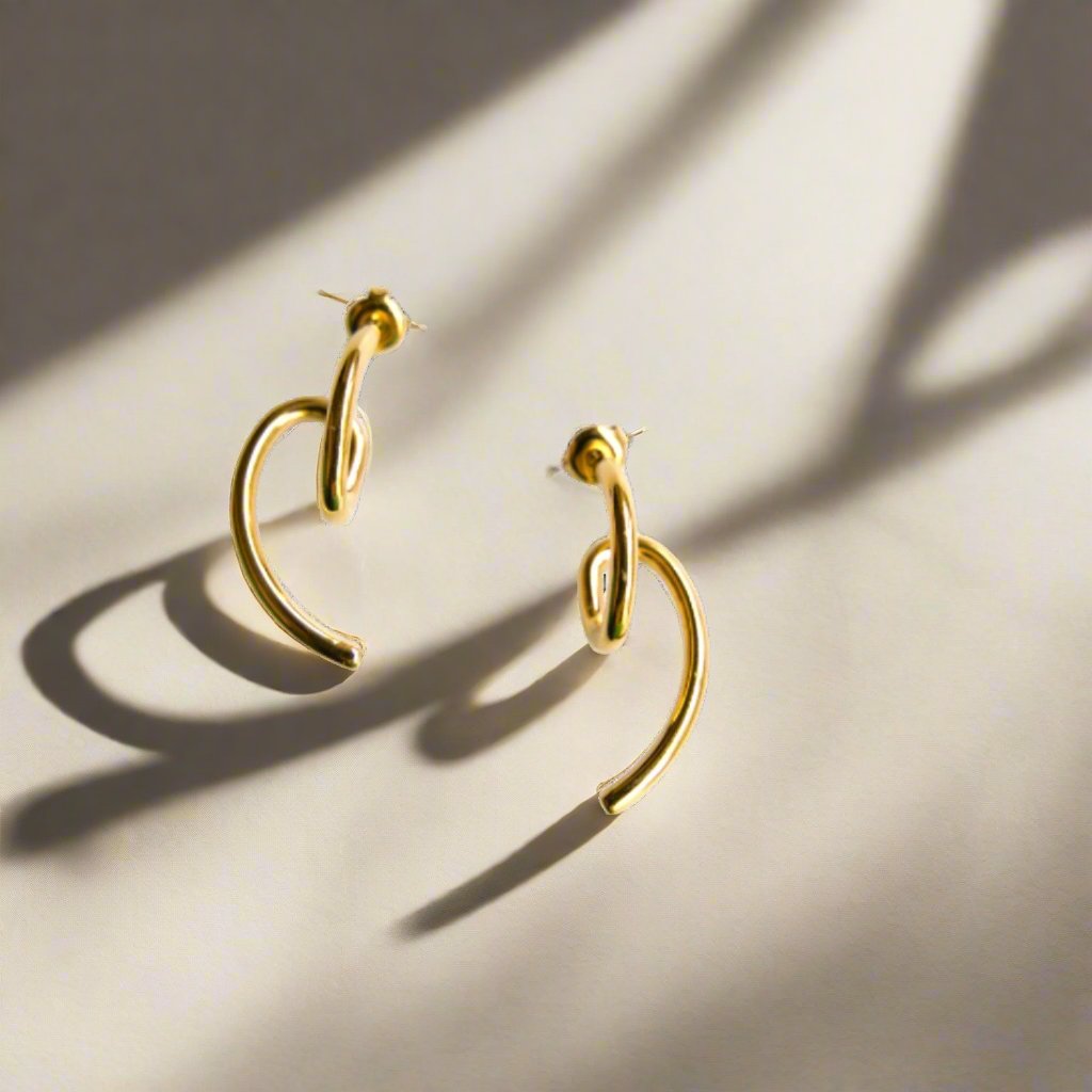 Abstract Squiggle Earrings