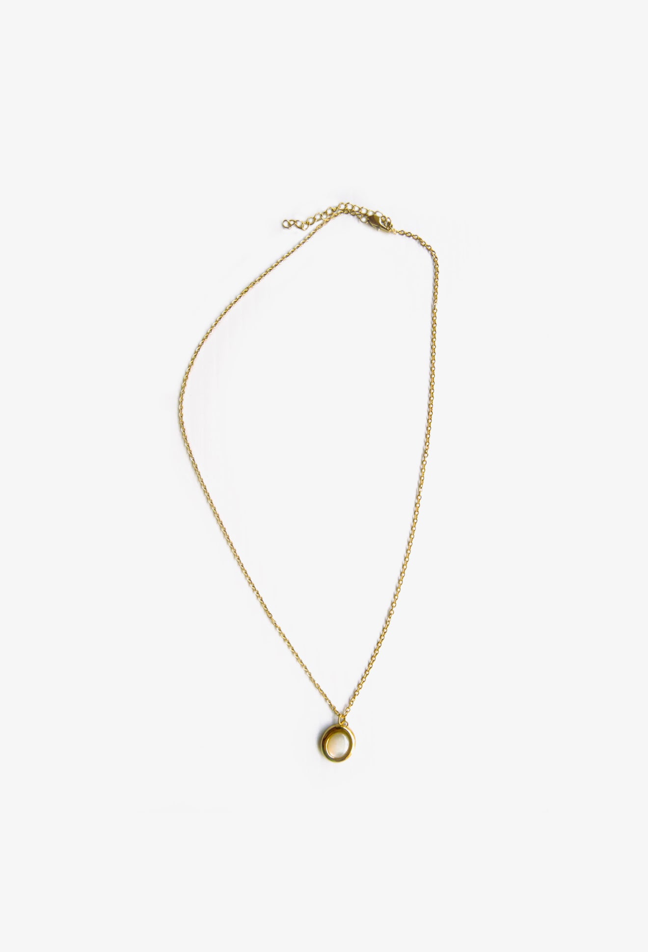 Eternal Shine Oval Pendant Necklace