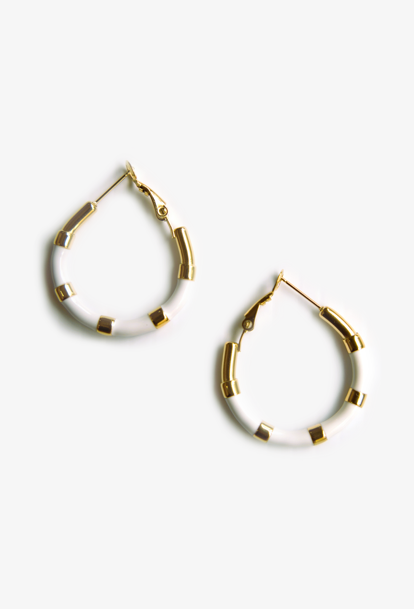 Golden Whisper Hoop Earrings