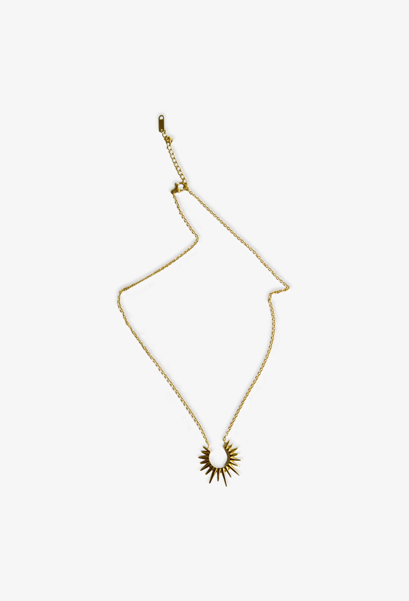 Solar Radiance Sunburst Necklace