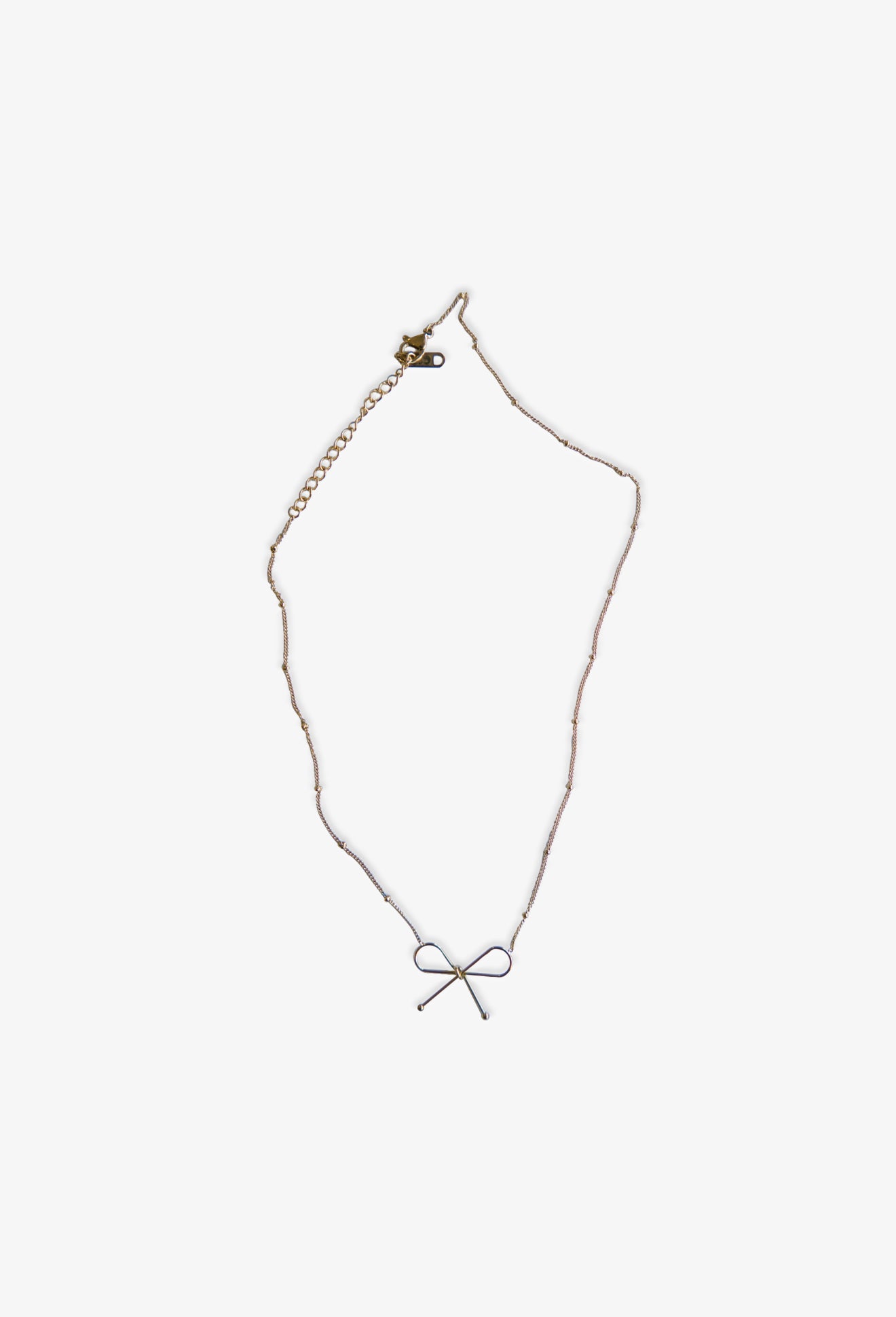 Sparkling Butterfly Knot Necklace