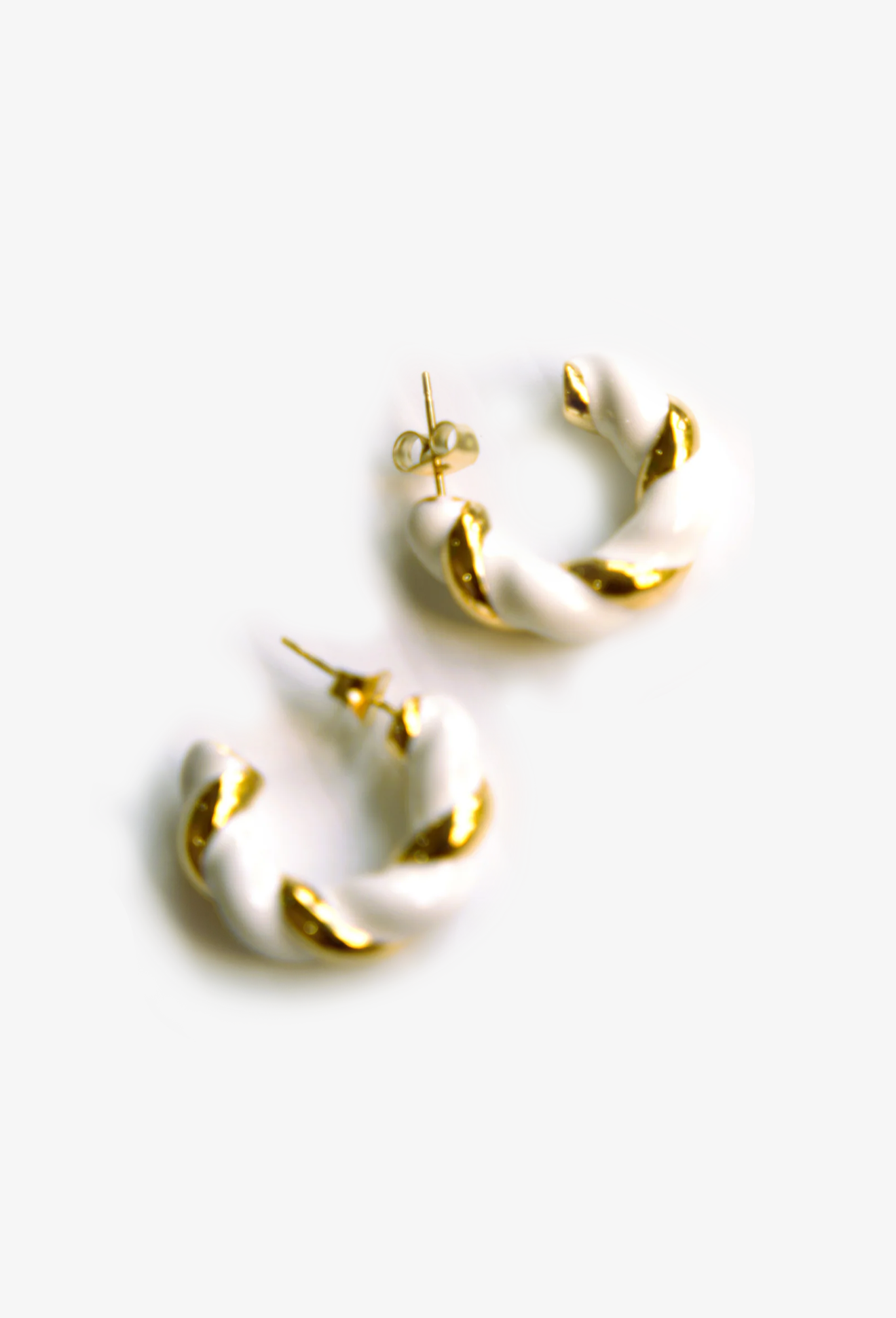 Twisted Harmony C-Hoop Earrings